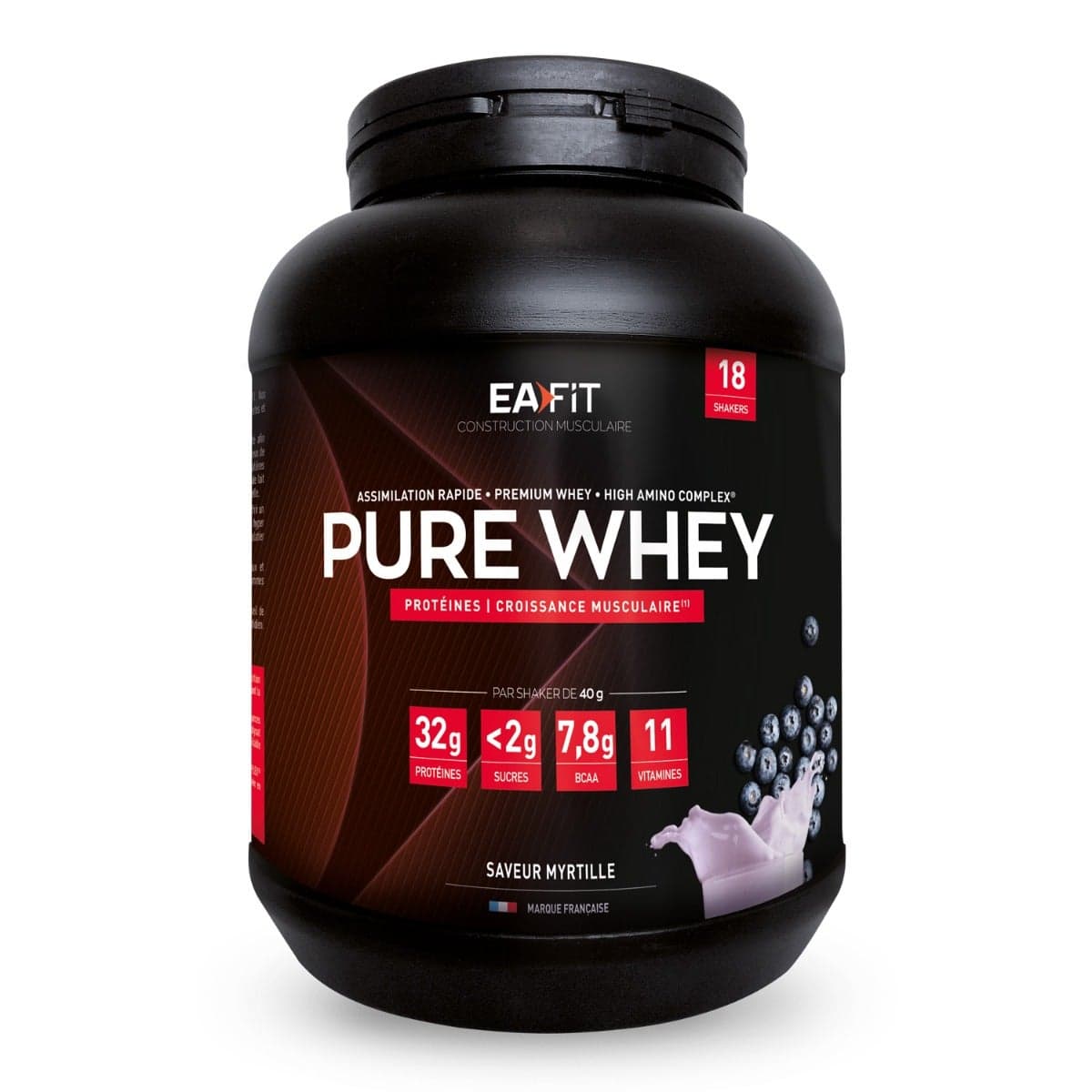 EAFIT Pure Whey Myrtille 750gr